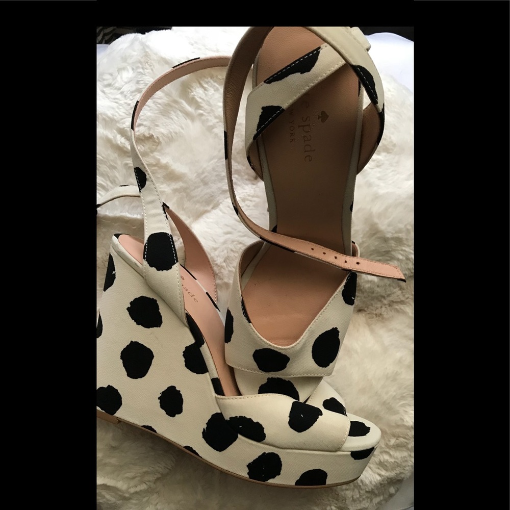 Kate Spade Platform Sandals Size 8 - Picture 2 of 2